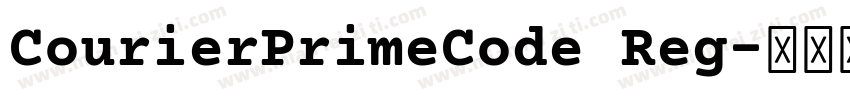 CourierPrimeCode Reg字体转换